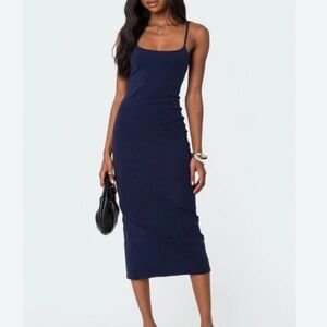Edikted - Midi Navy Dress. Size M